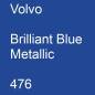 Preview: Volvo, Brilliant Blue Metallic, 476.